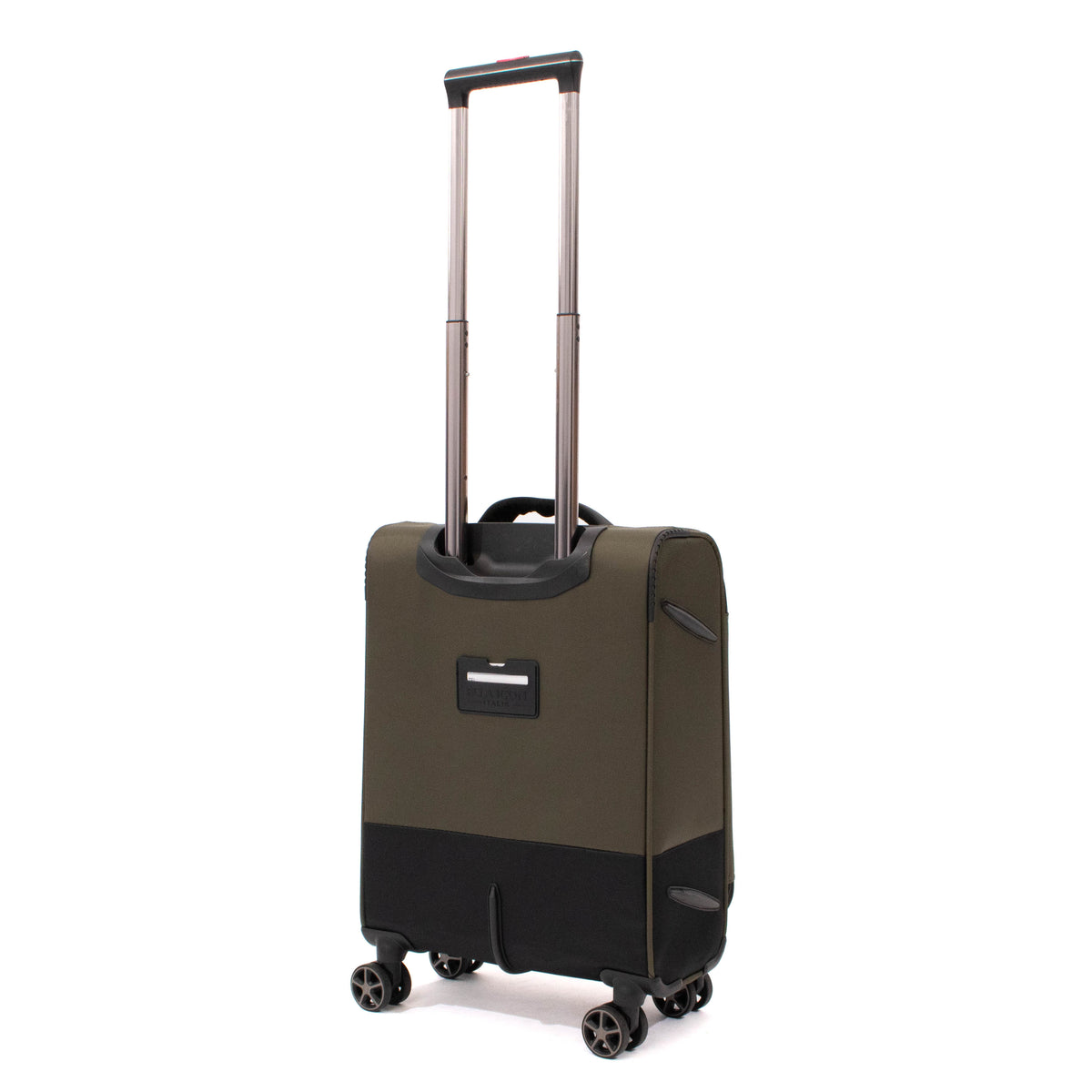 Troler Ella Icon Shadow cu 4 roti duble, Textil, 55x36x21 cm, Kaki